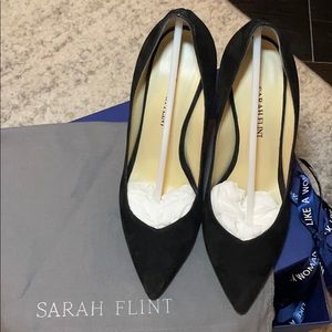 Sarah Flint Jay Pump 100 Black Suede